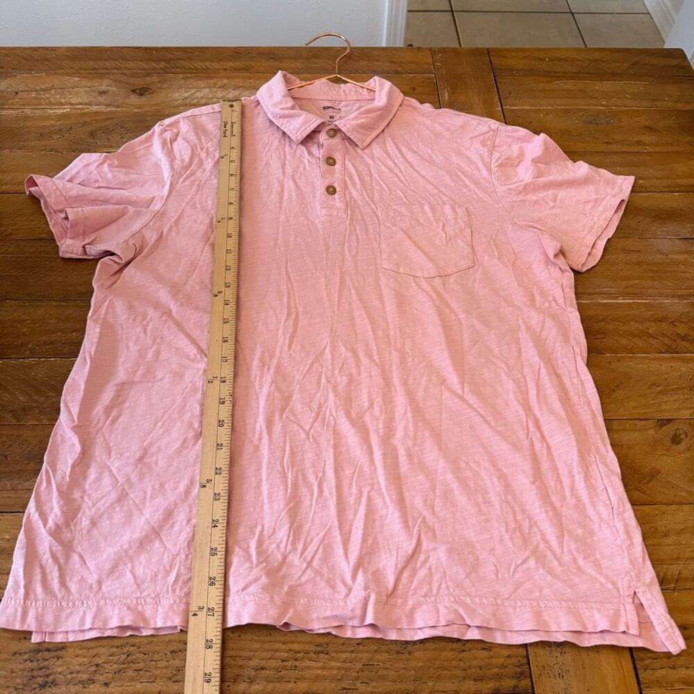 Sonoma Men's Light Pink Polo Shirt 100% cotton - Picture 5 of 6
